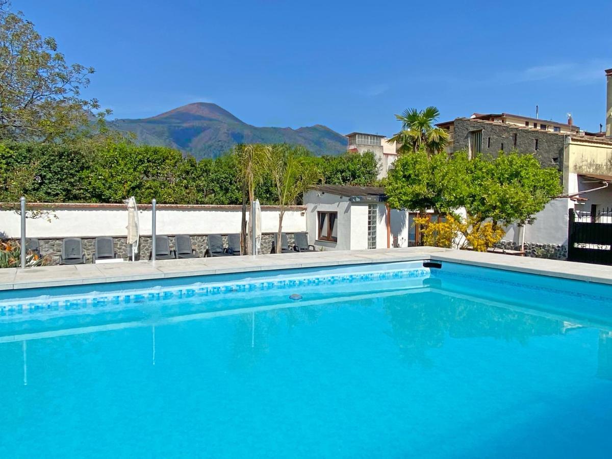Terrazza Sul Vesuvio Con Piscina Villa Terzigno Exteriör bild